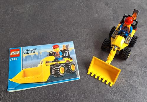 LEGO City 7246: Le bulldozer, les accessoires et l'ouvrier, Enfants & Bébés, Jouets | Duplo & Lego, Comme neuf, Lego, Ensemble complet