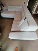 Moderne Weba zetel ( grijs ) met verstelbare hoofdsteunen, Huis en Inrichting, Ophalen, Gebruikt, 75 tot 100 cm, 200 tot 250 cm