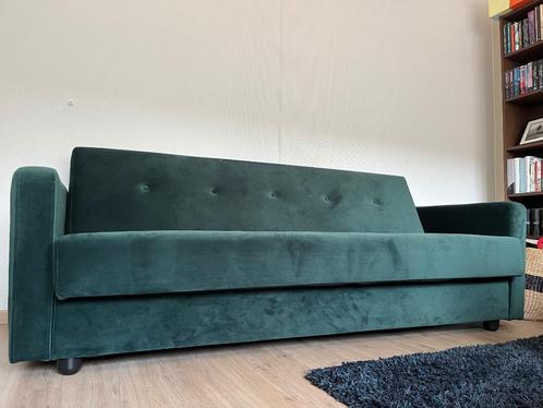 Canapé convertible, Huis en Inrichting, Slaapkamer | Slaapbanken, Nieuw, Overige maten, Overige maten, Tweepersoons, Groen, Ophalen