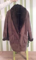 Veste en mouton retourné T38, Kleding | Dames, Jassen | Winter, Ophalen of Verzenden, Gedragen, Maat 38/40 (M), Bruin