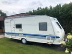 Hobby 500 kmfe de luxe easy met voortent., Caravans en Kamperen, Caravans, Vast bed, Hobby, Particulier, Treinzit