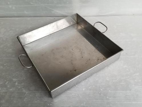 Oven schaal bakplaat braadslee, Huis en Inrichting, Keuken | Potten en Pannen, Zo goed als nieuw, Inox, Ophalen of Verzenden