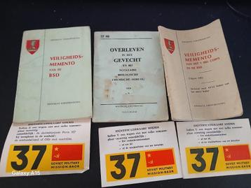 BSD / SOXMIS – Belgische Leger Documenten (Koude Oorlog beschikbaar voor biedingen