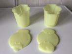 Tupperware gele melkkan en suikerpot, Huis en Inrichting, Ophalen of Verzenden, Zo goed als nieuw
