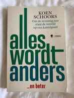 Koen Schoors - Alles wordt anders, Ophalen of Verzenden, Koen Schoors