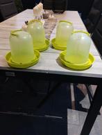 4 drinkbakken zie foto, Animaux & Accessoires, Volatiles | Accessoires, Enlèvement, Comme neuf, Abreuvement et Alimentation