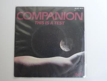 Companion This Is A Test 7" 1981