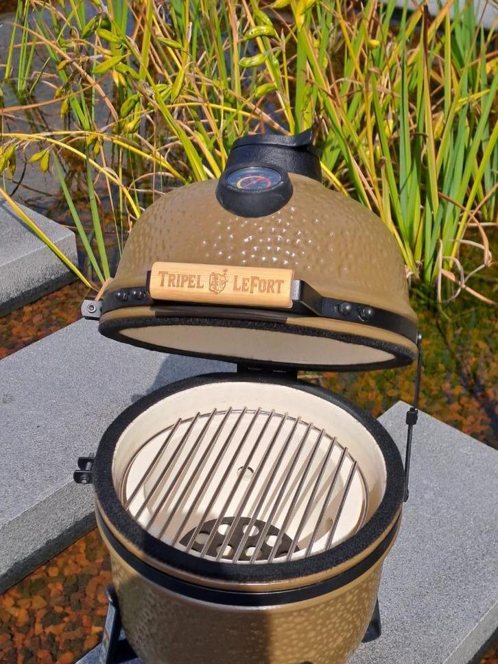 (NEUWE) " TRIPPEL LEFORT. " Keramische BBQ BergHOFF, Verzamelen, Biermerken, Ophalen