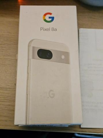 Google Pixel 8A blanc porcelaine 128 Go + Housse silicone, Télécoms, Neuf, Enlèvement ou Envoi, Classique ou Candybar, 6 mégapixels ou plus
