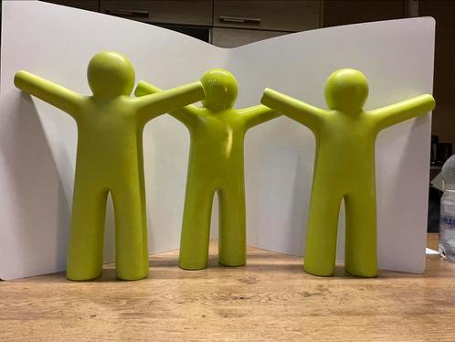 Set van 3 originele P’tit Maurice beeldjes van J-Line, Huis en Inrichting, Woonaccessoires | Overige, Zo goed als nieuw, Ophalen of Verzenden