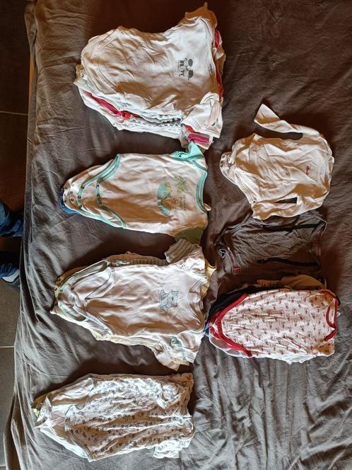 rompertjes, Kinderen en Baby's, Babykleding | Baby-kledingpakketten, Gebruikt, Maat 74, Ophalen