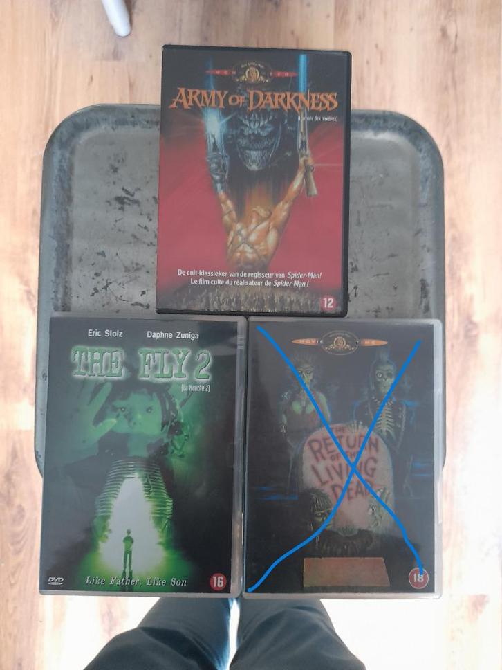 Horror pakket, Cd's en Dvd's, Dvd's | Horror, Zo goed als nieuw, Gore, Vanaf 16 jaar, Verzenden