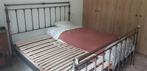 Metalen bed (180x200) met 2 Sleep&Dream lattenbodems, Ophalen, Verstelbaar, Zo goed als nieuw, 180 cm