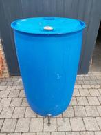 Blauw vat, blauwe ton, Tuin en Terras, Ophalen, Zo goed als nieuw