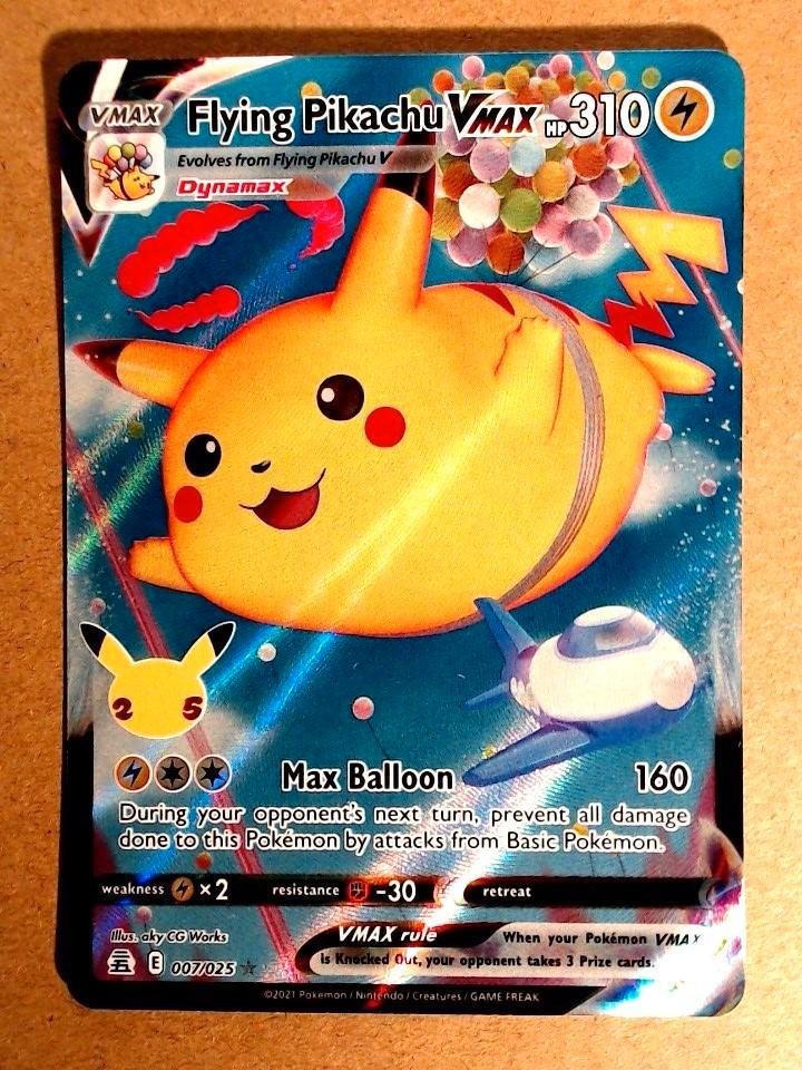 Flying Pikachu VMAX (CEL 007), Hobby & Loisirs créatifs, Jeux de cartes à collectionner | Pokémon, Neuf, Cartes en vrac, Enlèvement ou Envoi