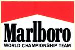 Marlboro World Championship Team sticker #1, Collections, Autocollants, Envoi, Neuf