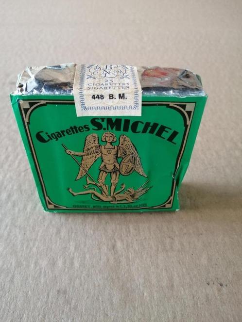CIGARETTES   ST MICHEL, Verzamelen, Rookartikelen, Aanstekers en Luciferdoosjes, Gebruikt, Ophalen of Verzenden