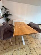 Magnifique table en chêne massif – 160 cm, Enlèvement, Utilisé