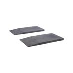 Rubberen oprijplaat set voor schaarlift 50mm 2 stuks, Verzenden