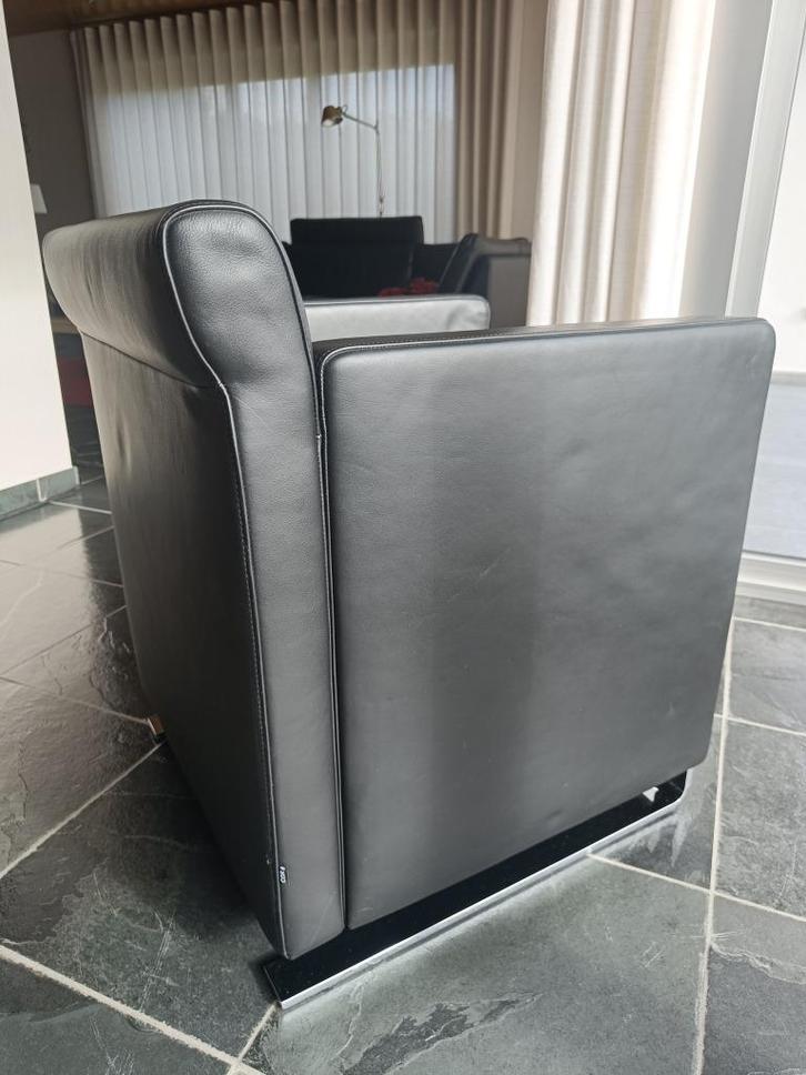 COR Conseta Bijzetzeteltje (zwart), Huis en Inrichting, Zetels | Zetels en Chaises Longues, Zo goed als nieuw, Eenpersoons, Minder dan 150 cm