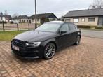 Audi a3 sportback s line zwart, Auto's, Zwart, Zwart, 5 deurs, Particulier