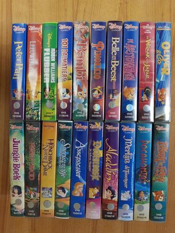 Disney VHS cassettes, Enlèvement ou Envoi, Dessin animé, Tous les âges, Utilisé