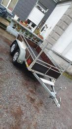 Remorque double essieux 750kg 2,57cm/1,30cm, Ophalen, Zo goed als nieuw