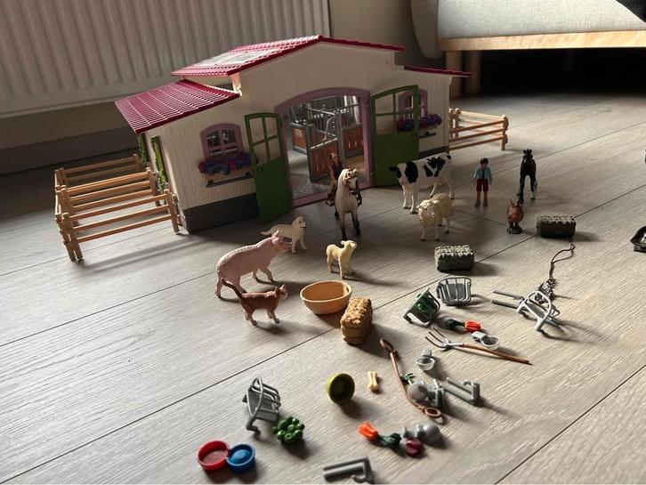 Schleich 42344 Horse club set, Verzamelen, Poppetjes en Figuurtjes, Zo goed als nieuw, Ophalen