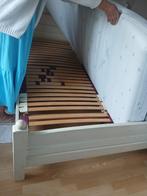 Tweepersoonsbed zonder matrassen met lattenbodem, Huis en Inrichting, Slaapkamer | Bedden, Ophalen, Tweepersoons, 160 cm, Hout