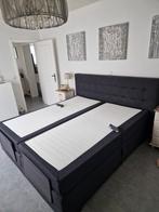 Electrische Boxspring, Huis en Inrichting, Slaapkamer | Boxsprings, Zwart, Tweepersoons, Ophalen of Verzenden, Zo goed als nieuw