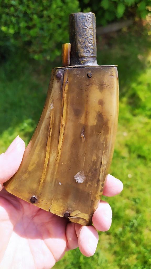 poire à poudre, Antiquités & Art, Curiosités & Brocante, Enlèvement ou Envoi