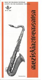 FDC 15/1973 België 15-9-73 Muziekinstrumenten 9 Fr (NL), Met stempel, Ophalen of Verzenden, Gestempeld, 1e dag stempel