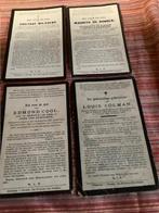 4 doodsprentjes opgeeiste Hamme a/durme, Ophalen of Verzenden, Bidprentje