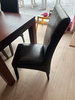 Eettafel (hout) met 6 stoelen, Huis en Inrichting, Ophalen, Zo goed als nieuw