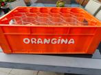 Vintage  Orangina transportbakken voor glazen, Verpakking, Gebruikt, Ophalen