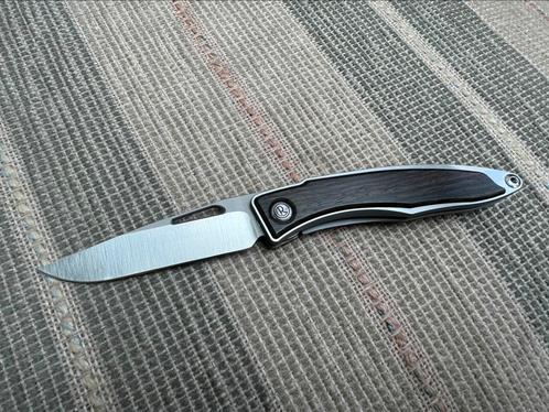 Nieuw! Uniek! Chris Reeve Mnandi Macassar Ebony EDC Knife, Caravans en Kamperen, Kampeergereedschap, Zo goed als nieuw, Ophalen