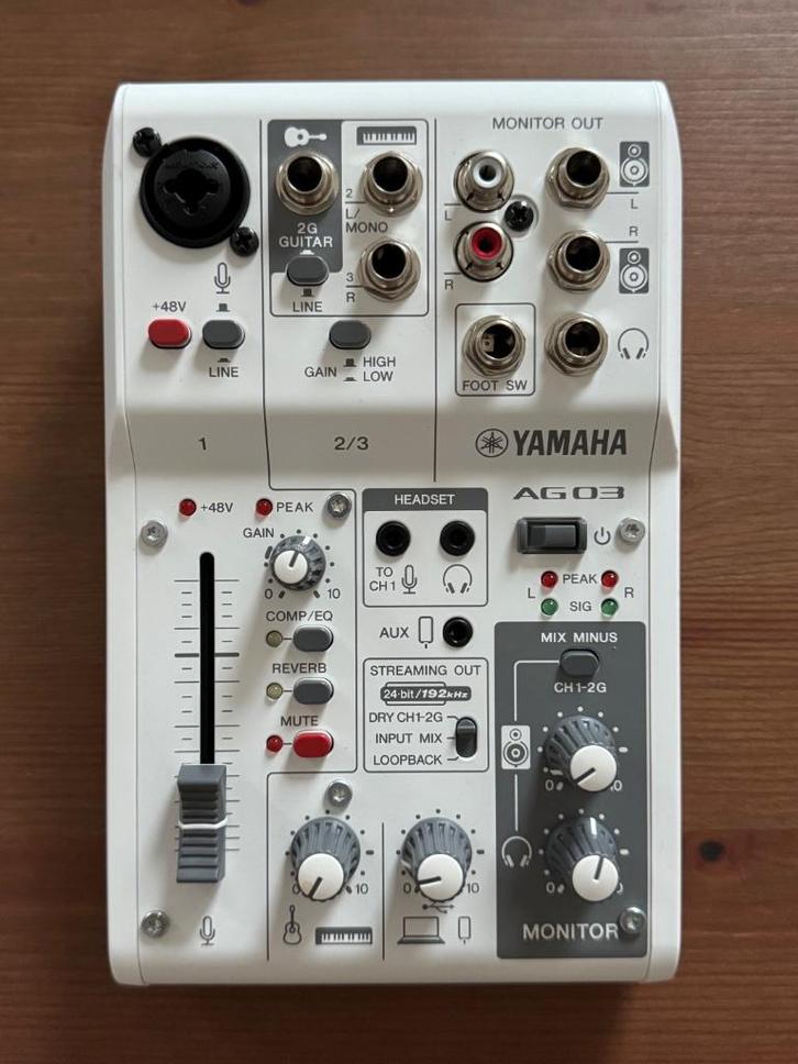 Interface Audio Yamaha AG03 MK2, Computers en Software, Geluidskaarten, Zo goed als nieuw, Extern, Ophalen