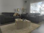Lederen 2-zit en 3-zit met relax, Huis en Inrichting, Ophalen, Gebruikt, Leer