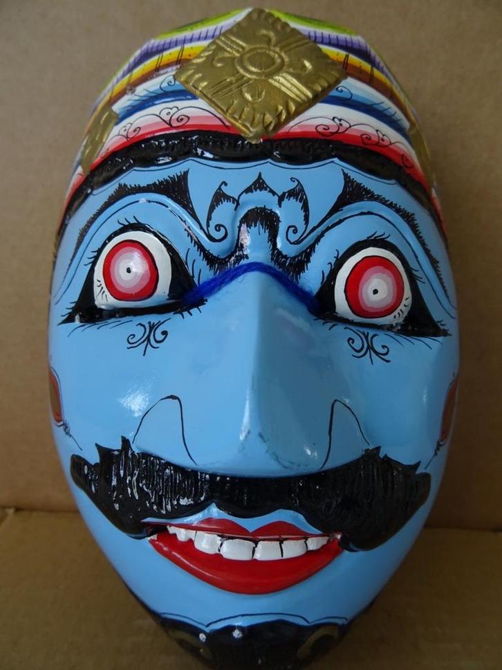 Masker Indonesië Indonesisch masker vintage houten masker, Antiek en Kunst, Kunst | Niet-Westerse kunst, Ophalen of Verzenden