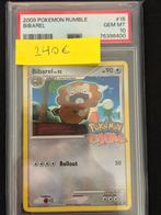 Bibarel Pokemon rumble PSA 10, Hobby en Vrije tijd, Ophalen of Verzenden, Nieuw, Losse kaart