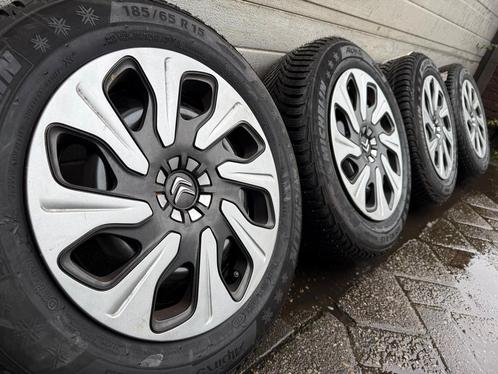Set 15 inch Citroen C3 C4 Picasso Opel Corsa velgen banden, Auto-onderdelen, Banden en Velgen, Banden en Velgen, 15 inch, 185 mm