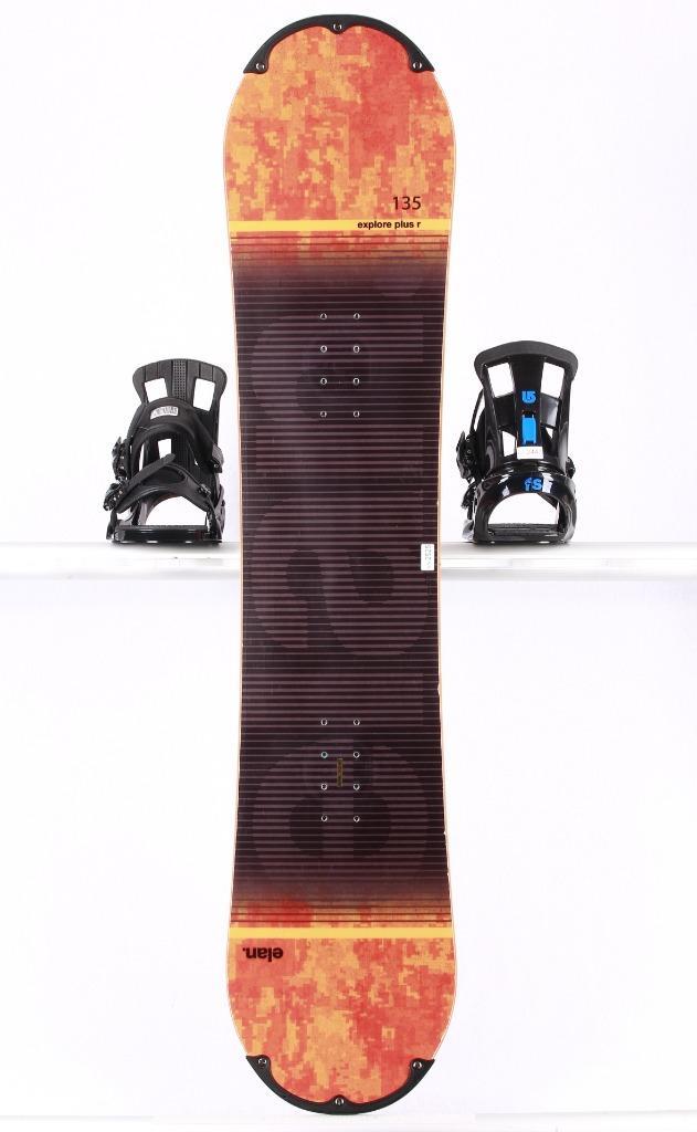 135 145 snowboard ELAN EXPLORE PLUS R 2022, orange/black, Sport en Fitness, Snowboarden, Gebruikt, Board, Verzenden