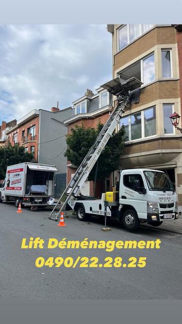 7/7 LIFT + 20m3 VERHUISWAGEN 📞0490 22 28 25📞  beschikbaar voor biedingen