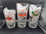 3 Caulier bierglazen, Overige merken, Glas of Glazen, Ophalen of Verzenden, Zo goed als nieuw