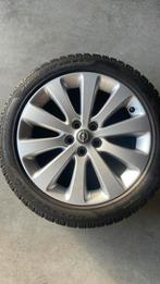 Aluminium velgen met winterbanden 215/50 R17, Auto-onderdelen, Ophalen, Winterbanden, Band(en)