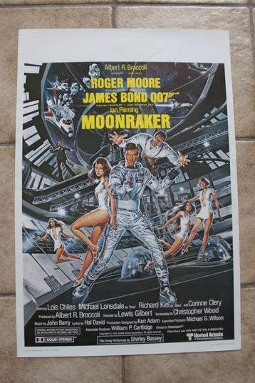 filmaffiche James Bond Moonraker 1979 filmposter beschikbaar voor biedingen