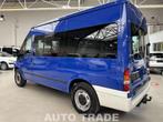 Ford Transit | 8+1 Zitpl. | Airco | Webasto | 128.000km, Auto's, Bestelwagens en Lichte vracht, Blauw, 9 zetels, Bedrijf, Ford