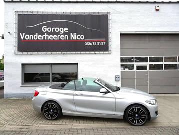 BMW 2 Serie 218 Cabrio XENON,LEDER,NAVI,PDC,BLUETH,ALU, Gebruikt, 136 pk, Leder, Handgeschakeld