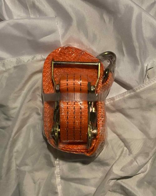 Sangles à cliquet professionnelles avec crochets 5,5m/2tonne, Doe-het-zelf en Bouw, Gereedschap | Handgereedschap, Nieuw, Ophalen