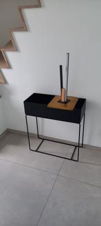 Magnifique console avec plateau doré en étain, Comme neuf, Enlèvement ou Envoi